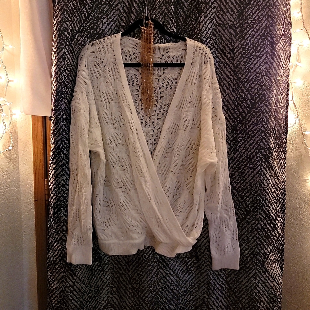 Shein Crochet Sweater 2x